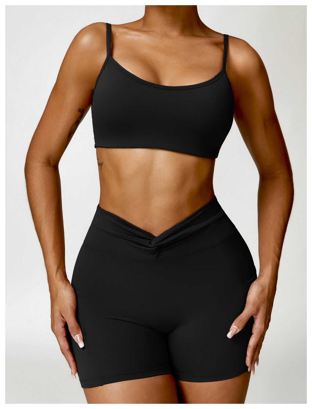 Twist-Waist Performance Shorts